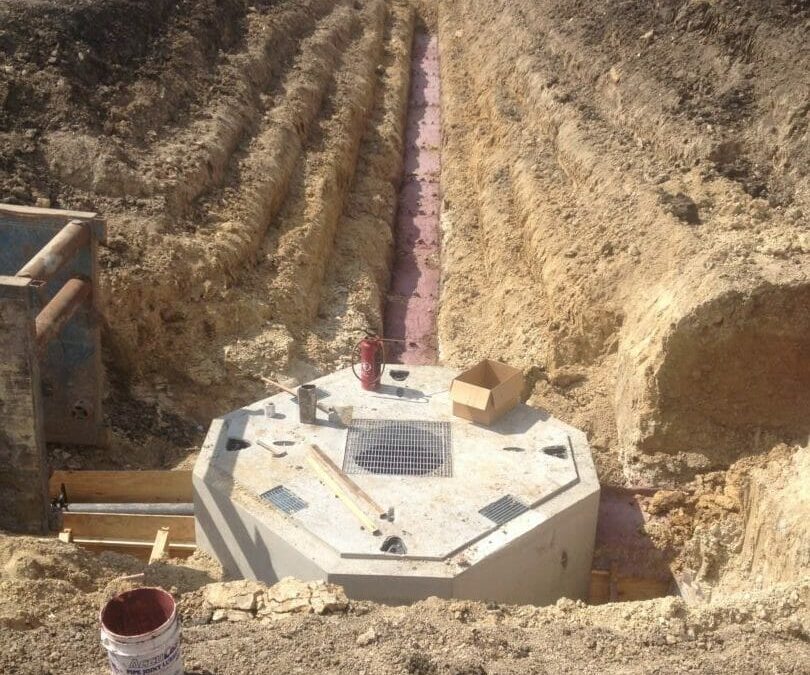 High Voltage Distribution Duct Bank and Manhole in Plano, TX - Larrett ...